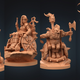 A collection of new combat wheelchair miniatures for Dungeons & Dragons.